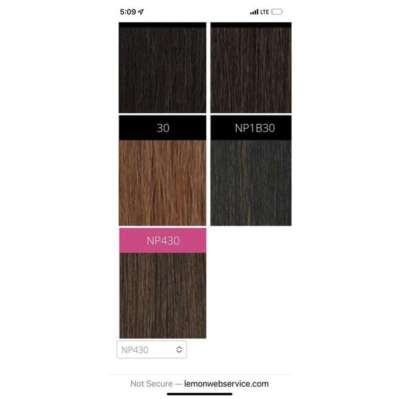 Cuticle Remy XQ Fortified Cuticles Short Cut 2 PCS CURL Color OM22730 Human Hair - Picture 5 of 12